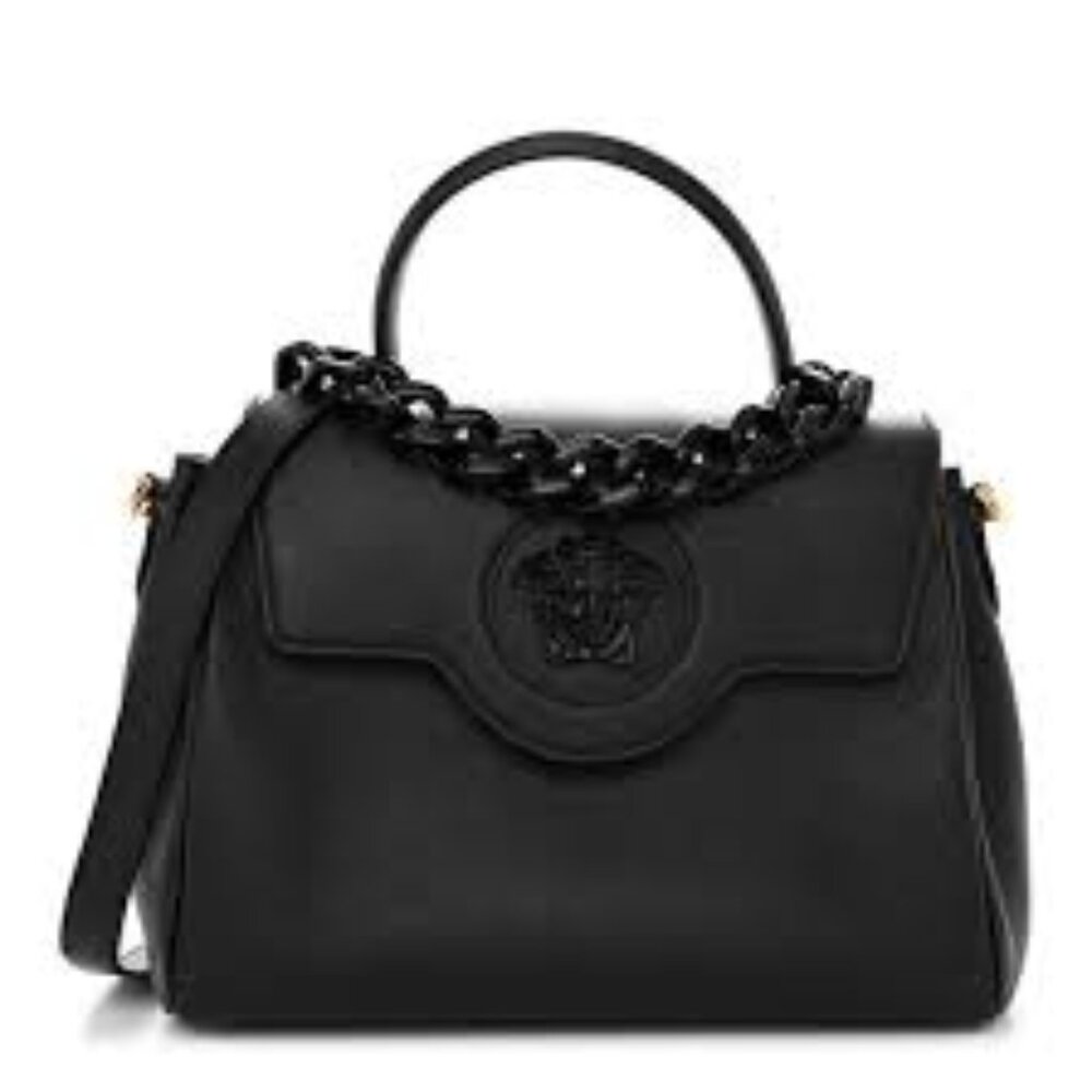 Versace La Medusa Top Handle Bag